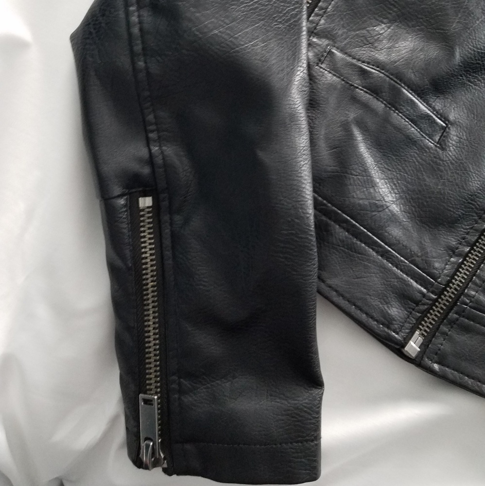 Faux Leather Jacket - Picture 2 of 3